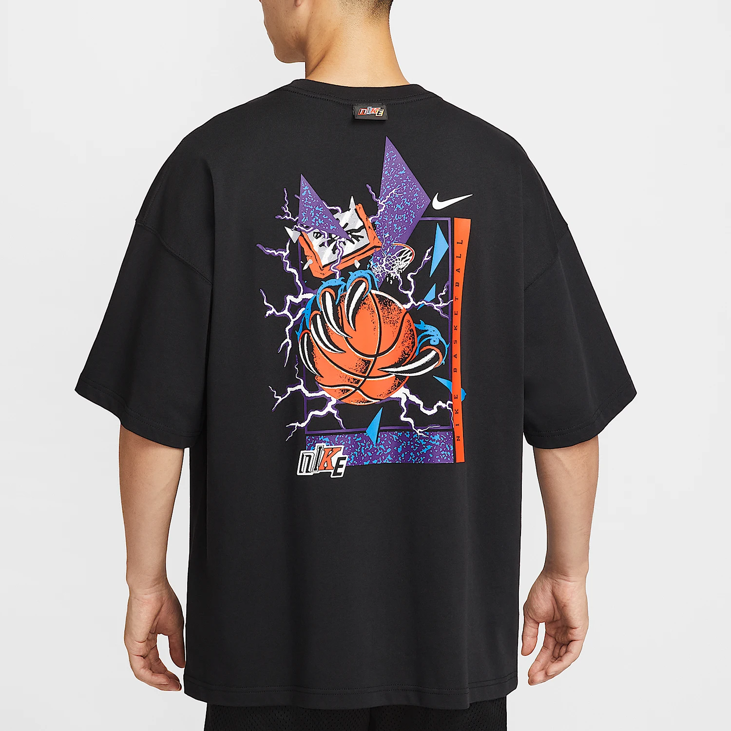 Nike genuine summer men's loose basketball training retro short sleeved T-shirt IH9269-010