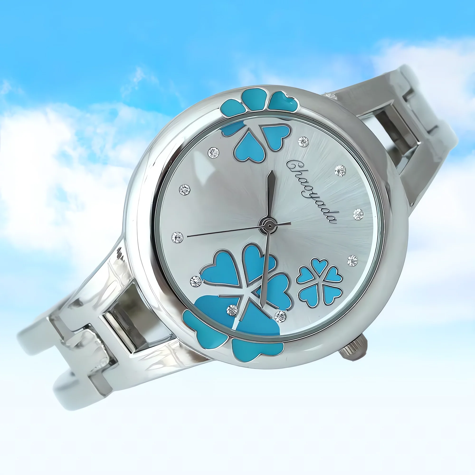 Elegant Ladies Quartz Analog Watch with Bracelet Design Female Dress Wristwatch Gift Clock for Women