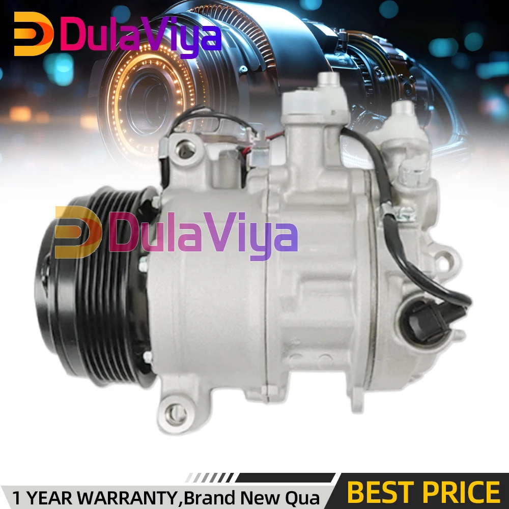 

Компрессор переменного тока 6SBU16C для Mercedes GLK250 E250 ML250 2.1L l4 Diesel 2013-2016 A0008302600 447280-7090 4472807090 A0008302700