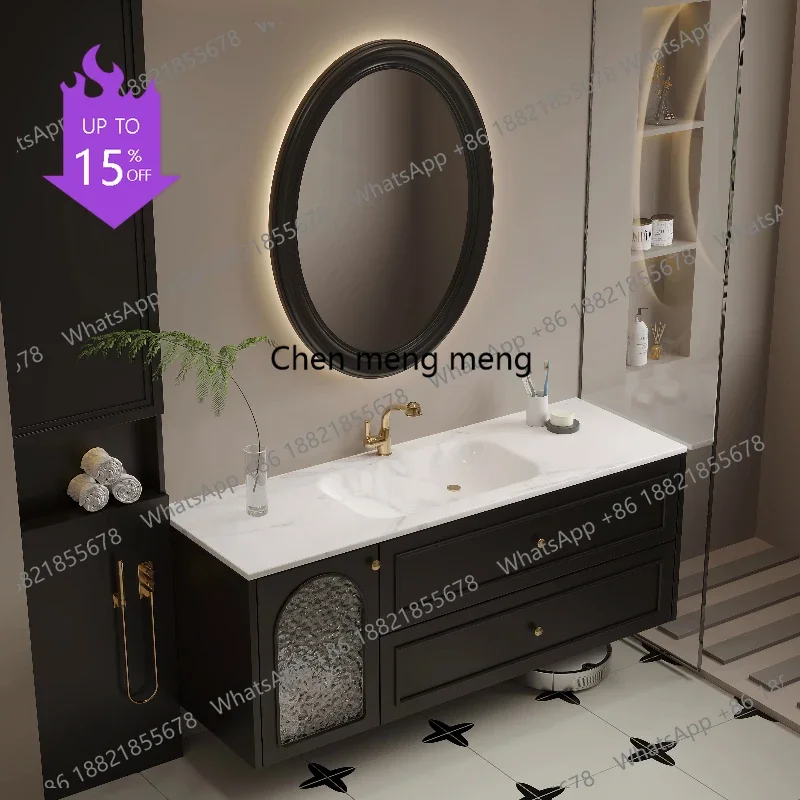 

Французский ретро-шкаф для ванной комнаты: роскошный, компактный, для декора, с раковиной, туалетный столик, для гостиной, для косметики, архивный шкаф, мебель 01A