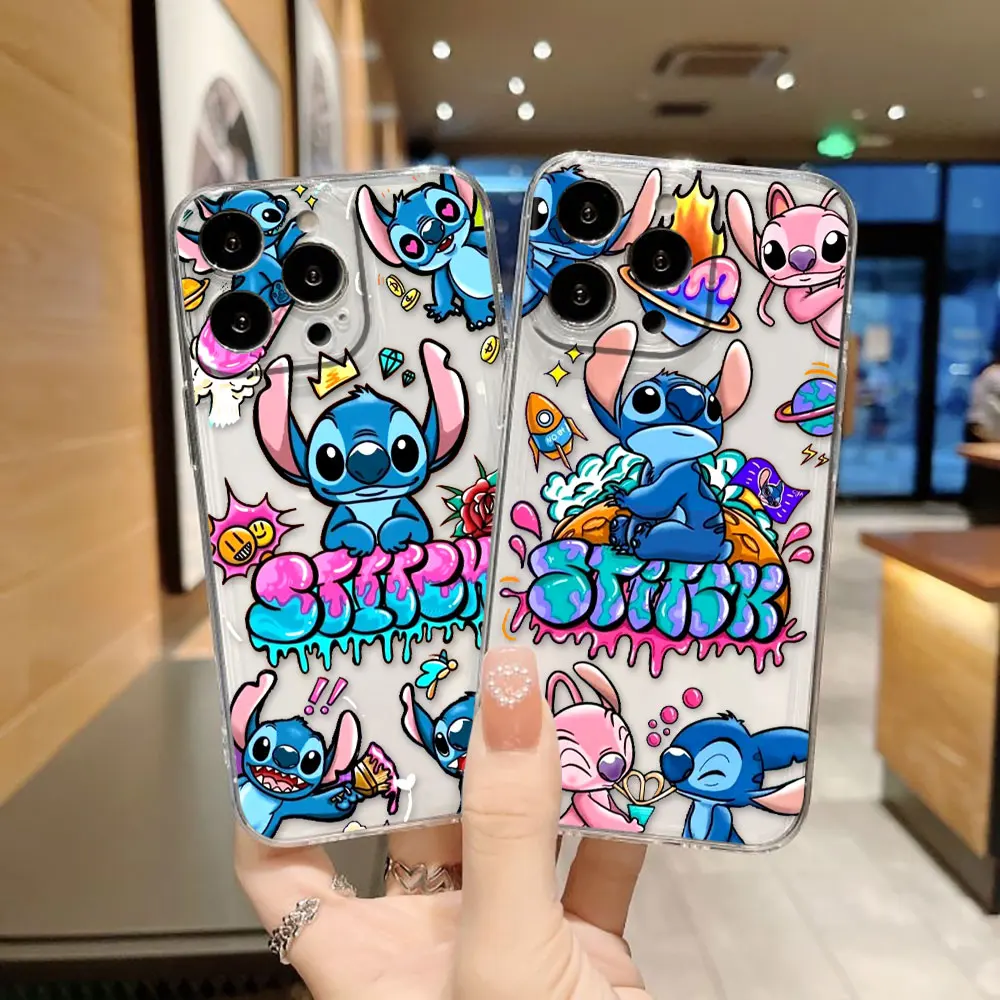 

Disney Baby Lilo Stitch Angel Phone Case For Samsung A73 A71 A56 A55 A54 A53 A52 A51 A36 A35 A34 A32 A26 A25 A24 A23 Clear Case