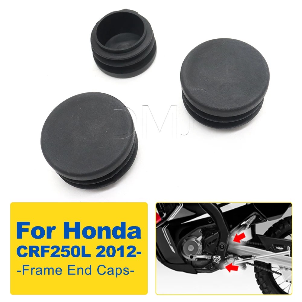 Motorcycle Accessories CRF 250L Frame End Caps Frame Hole Cover Caps Plug For Honda CRF250L CRF 250L Rally 2017-2020