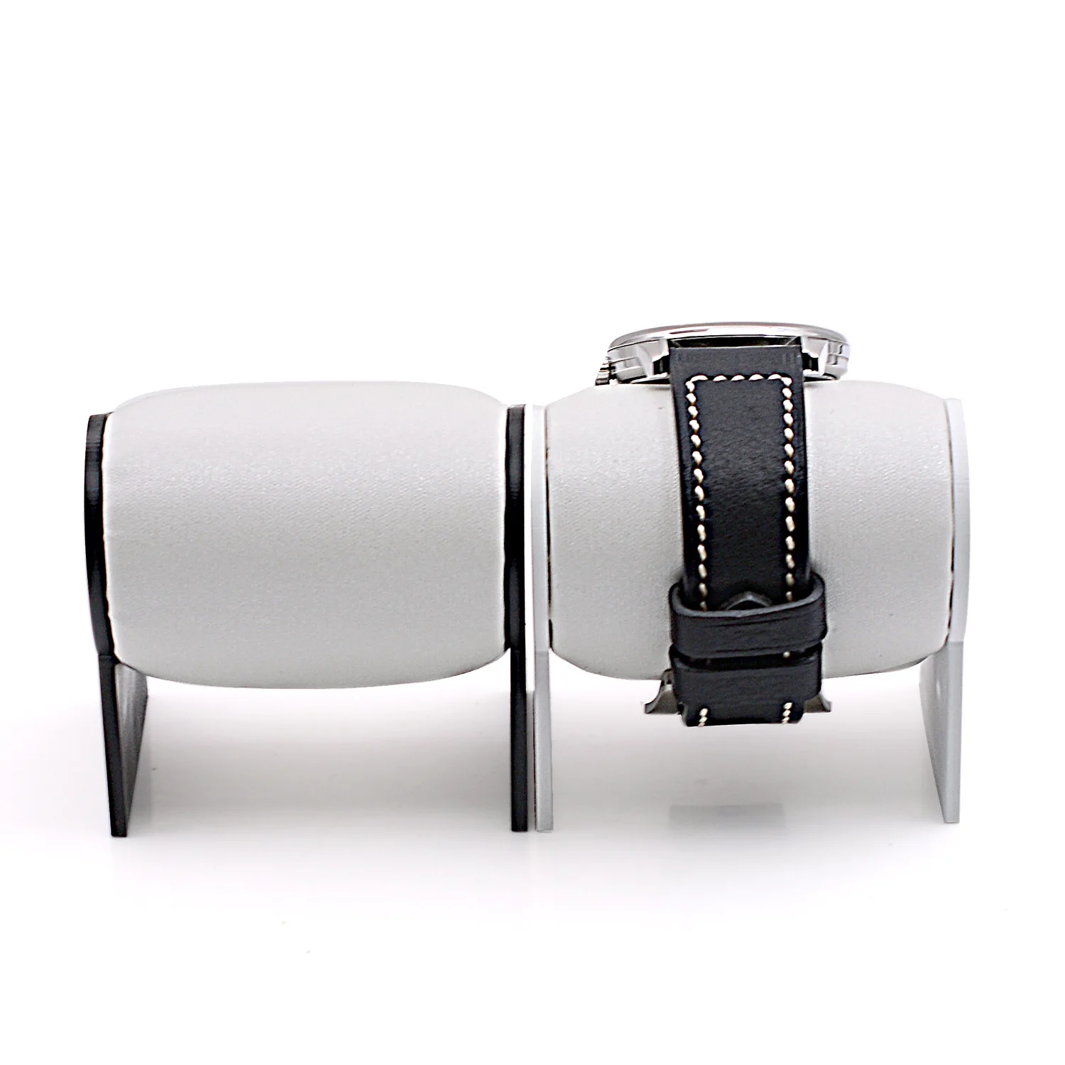 Clássico High-End PVC Wrist Watch Display Rack, suporte do relógio, Showcase Stand Tool, embalagem clara de jóias para pulseira e pulseira, venda