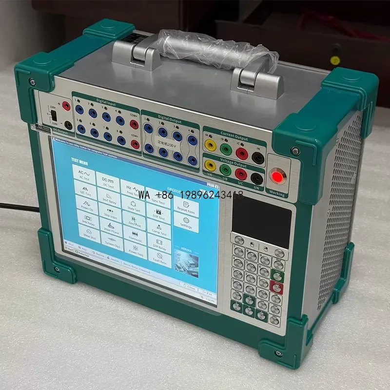 Wmwmnu for CJS802B Blue Three Phase Relay Protection Test Set with Software Self Calibration and High Fidelity Linear Power