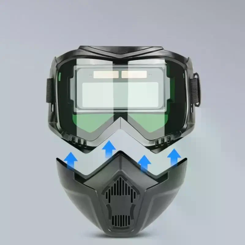 

Automatic Dimming Full Face Welder Anti Strong Light Welding Protective Mask Split Type Breathable And Heat-Insulating