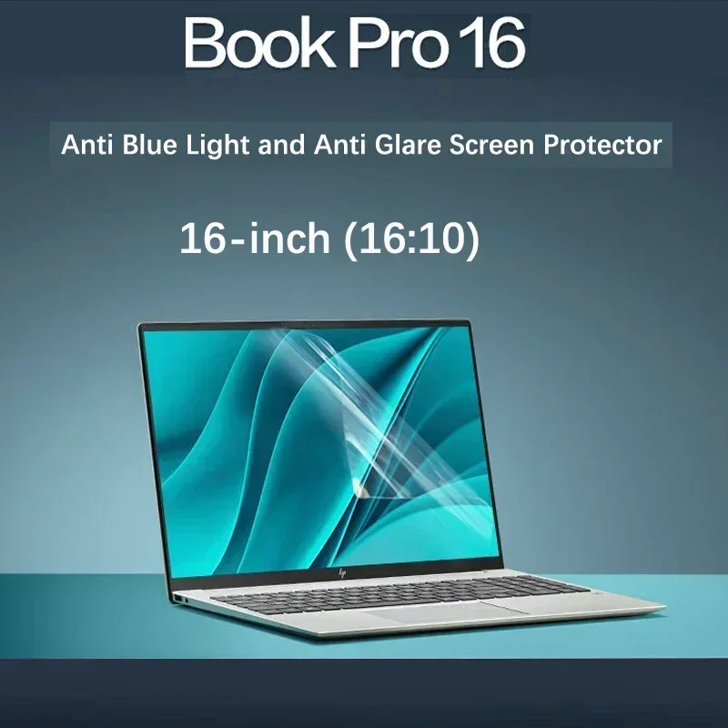 

2PCS Anti Blue Light and Anti Glare Screen Protector Guard Cover for HP Book Pro 16 16-ab0041TU 16-ab0045TX 16" Laptop PC 16:10