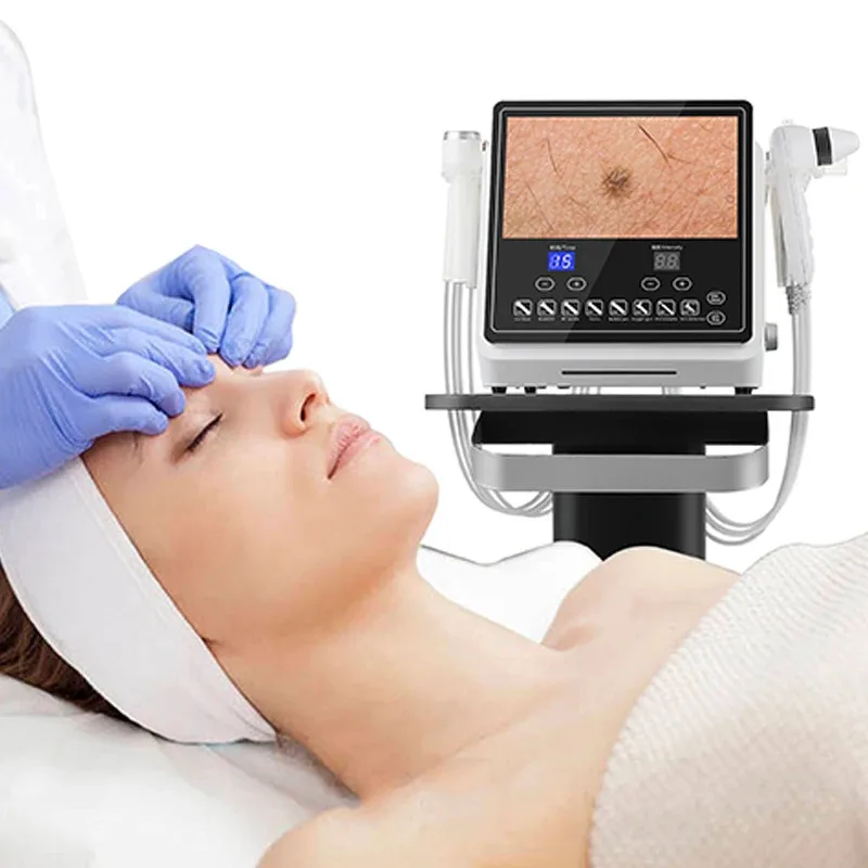 

2025 Aqua Skin Peeling Facial Deep Cleaning Oxygen Jet with Skin facial Skin Hair Scalp follicle detector Machine