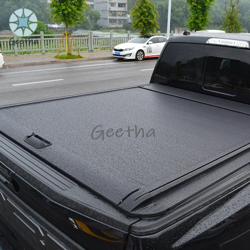 

Retractable Sliding Extendable Universal Aluminum Tonneau Cover for 2012+, Toyota Tacoma, Std/Ext Cab, Short Bed