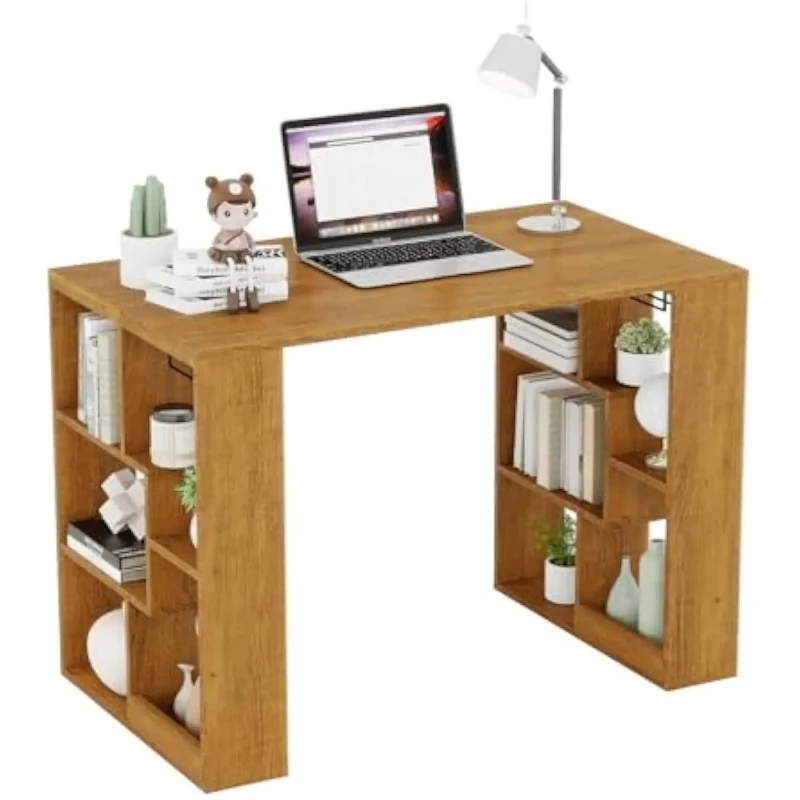 

Small Writing Desk with Storage Shelf Home Office Work Desk Table Student Study Desk escritorios de estudio Computer table
