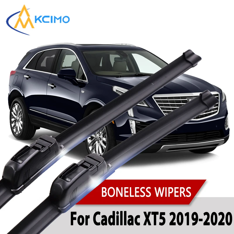 

Car Wiper For Cadillac XT5 2019-2020 Wiper U-type Soft Rubber Boneless Wiper HD Quiet Durable Automotive Wiper 24"+20"