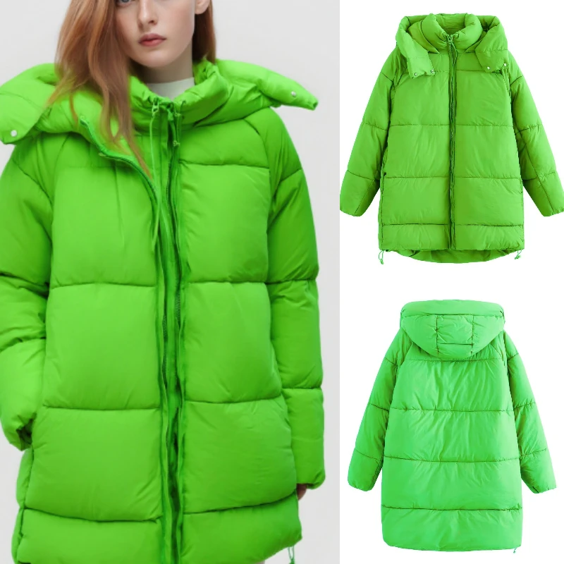 

Осень/зима 2025 г. Модное элегантное усовершенствованное пуховое хлопковое пальто Верхняя одежда - Новое поступление