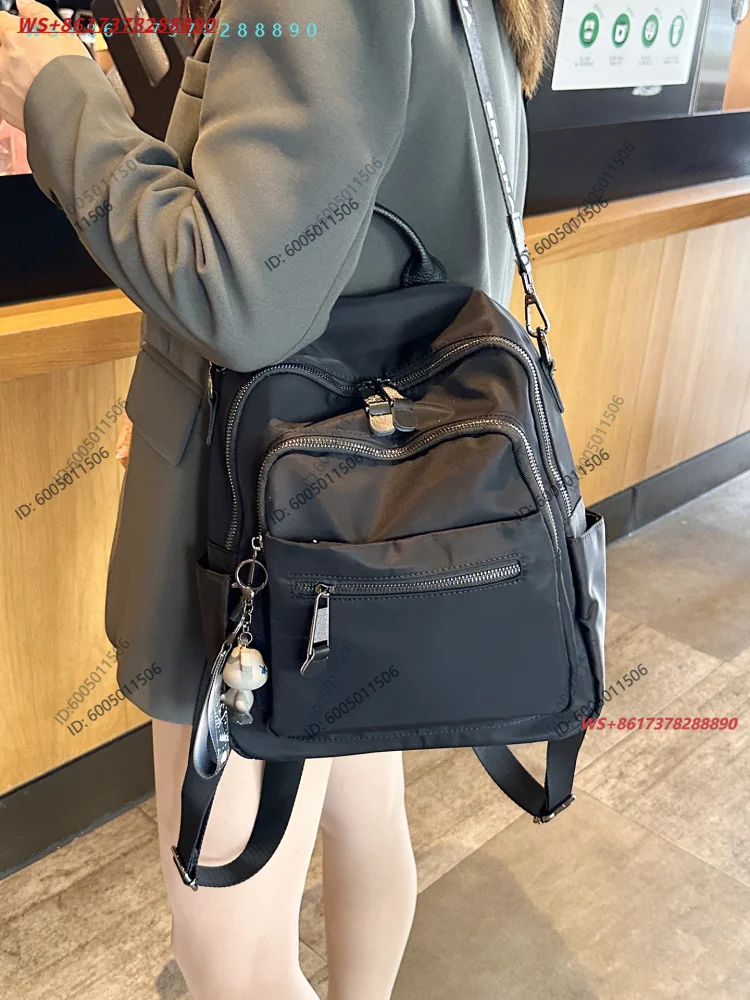 2025 New Fashion Waterproof Oxford Cloth Backpack Women's Commuter Travel Light Mountaineering Backpack High Value School Bag