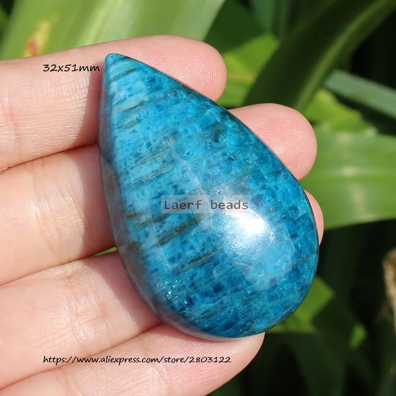 

Natural Apatite Real Gem Stone Water Drop Shape Pandent ,100% Natural Guarantee, For DIY Jewelry Making !