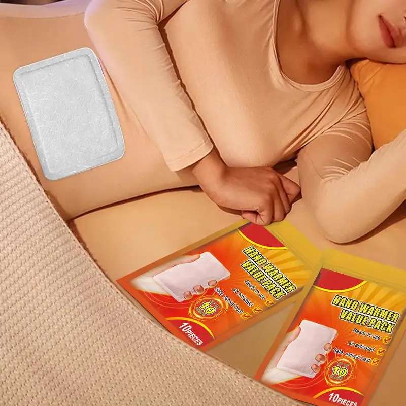 Adhesive Body Warmers Adhesive Backing Heat Warmer Patch Cold Weather Body Warmers Patches Instant Heating Pad Portable Adhesive