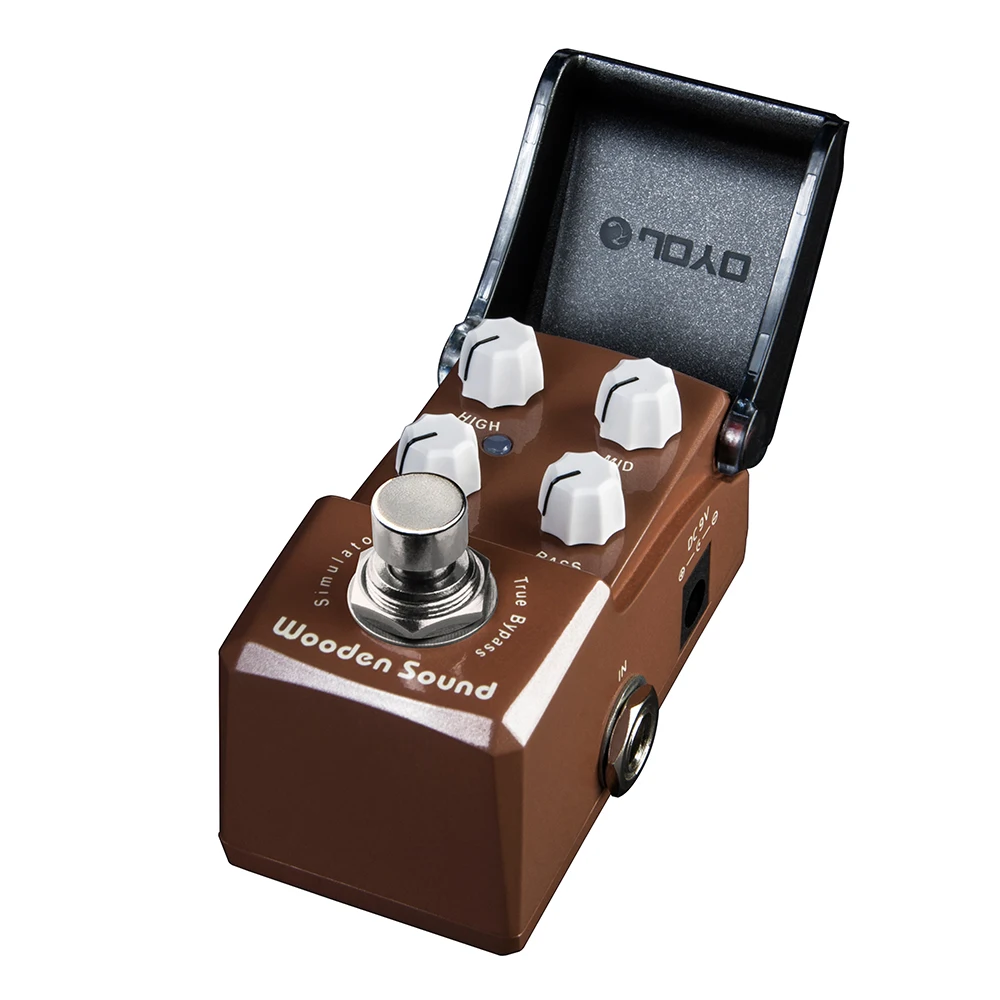 JOYO JF-323 WOODEN SOUND Acoustic Guitar Simulation Pedal Turn the Electric Guitar Tone into Acoustic Guitar Effect