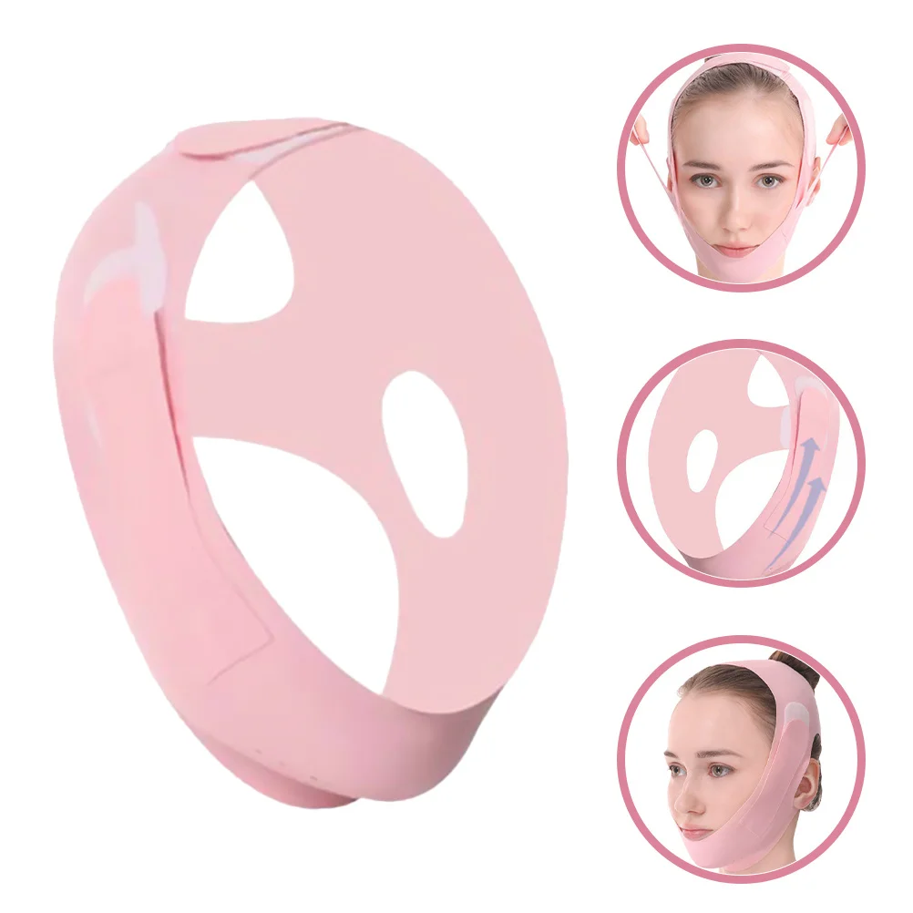 حزام رفع الذقن قابل لإعادة الاستخدام على شكل حرف V لتقليل الذقن المزدوجة ونحت الوجه وشد قناع النوم #1