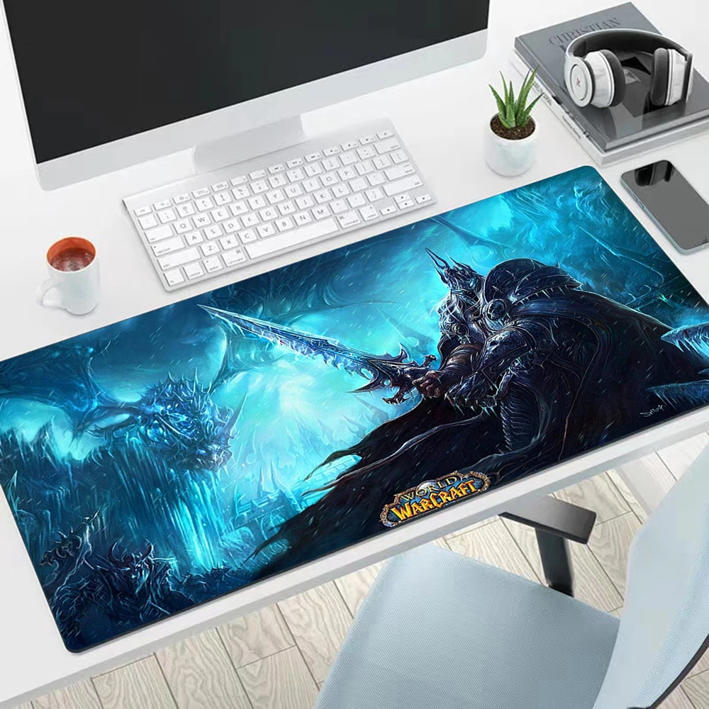 Large Mouse Pad World Of Warcraft PC Computer Game MousePads Desk Keyboard Mats Rubber Anti-slip Mouse Mice Mat 40x90 30x80 CM