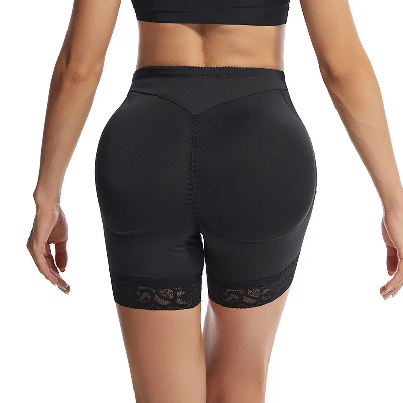 Glutei paffuti con inserto traspirante, pantaloni con imbottitura in spugna finta per sollevare glutei, addome e biancheria intima ad angolo piatto