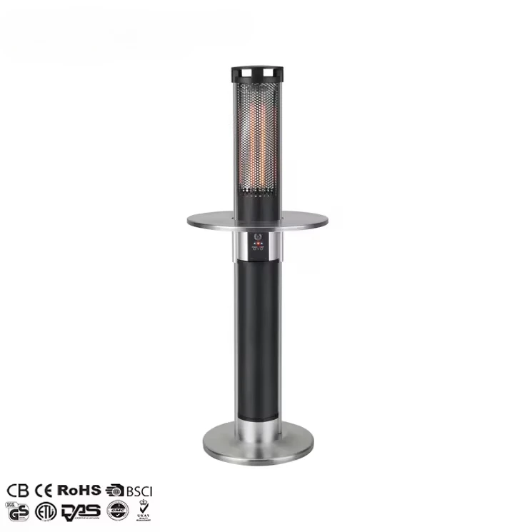 CE/GS/EMC/RoHS Approved Indoor Outdoor Floor Standing Far Infrared Carbon Fibre Electric Heater
