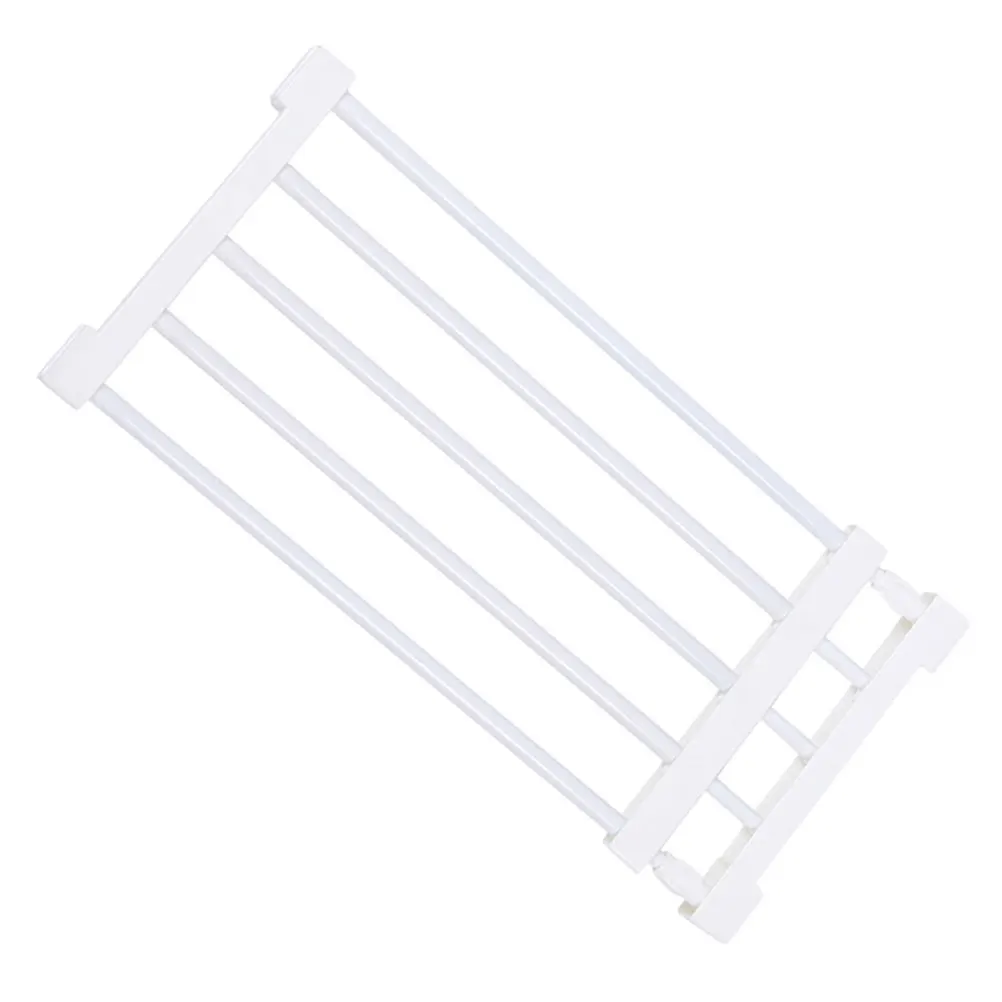 رف شد خزانة الملابس، رف خزانة قابل للتوسيع، منظم عملي، تصميم قابل للسحب لخزانة الملابس، الأحذية، المطبخ