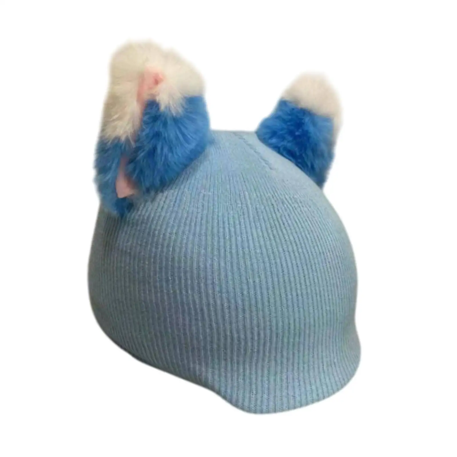 Cat Ears Snow Ski Helmet Cover Decorative Keep Warm Knitted Cap Accessories