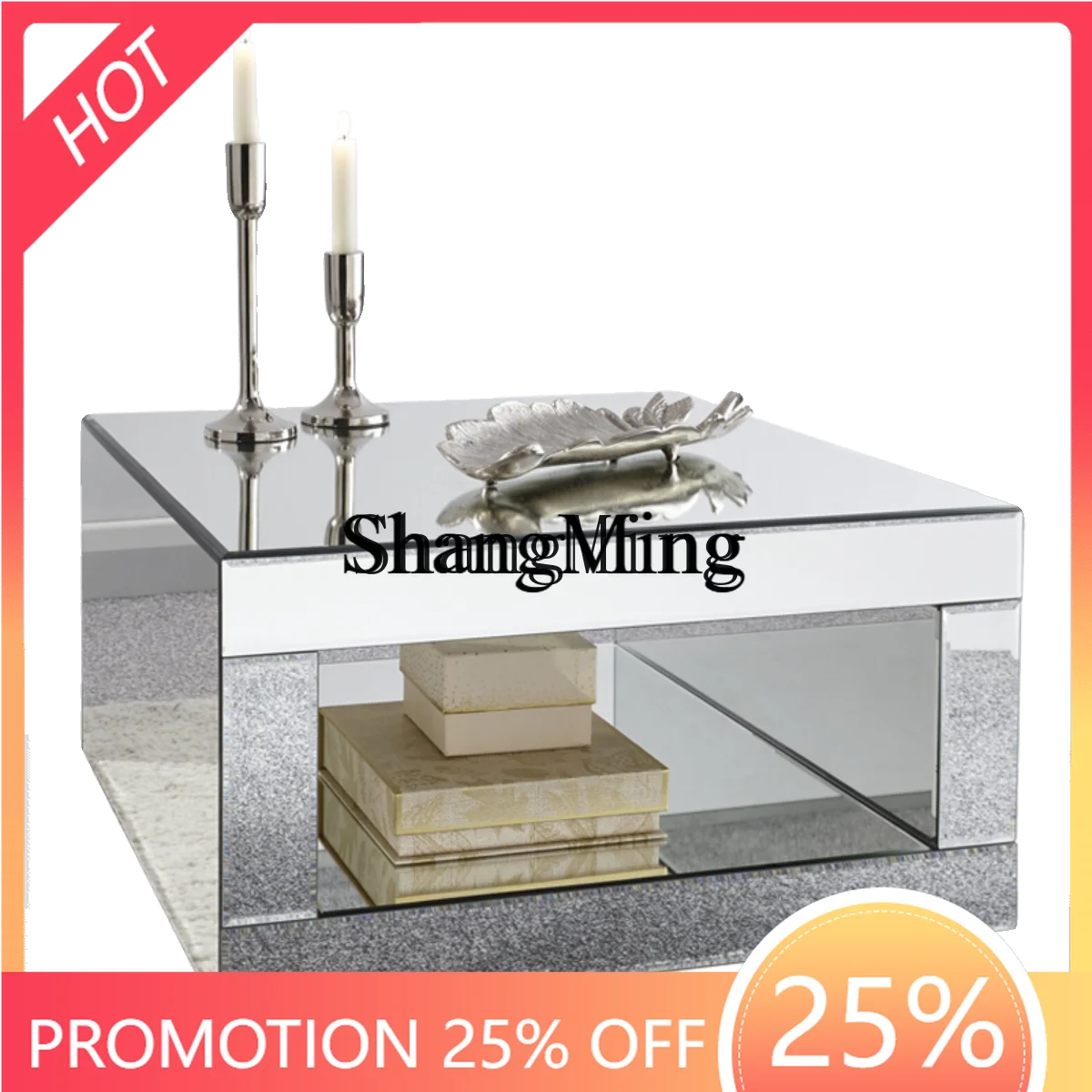 

SM Coffee Table Small Apartment Home Modern Sofa Side Table Simple Internet Celebrity Photography Prop Coffee Table