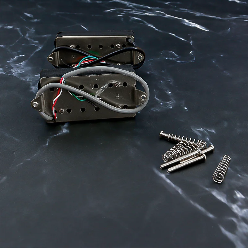High Output Guitar 4‑Rail Humbucker Pickup Set Neck & Bridge Dual Blade Guitar Pickups 6 String Electric Guitar Humbucker Pickup