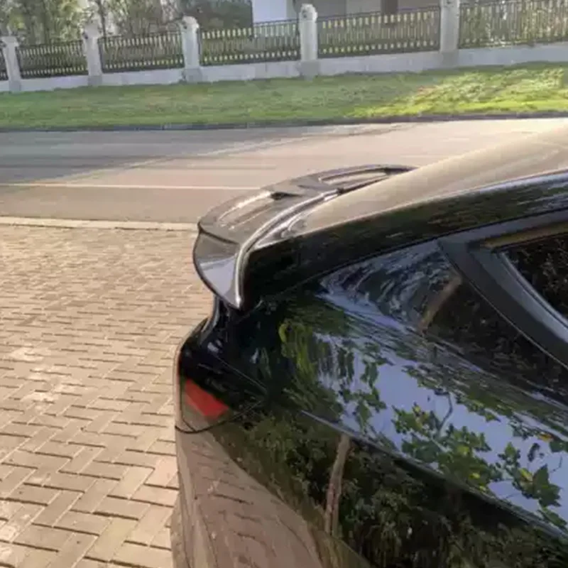 

For Tesla model Y spoiler 2021-2023 TURBO style FRP/real carbon fiber spoiler tesla model y skeleton model trunk duck tail lip
