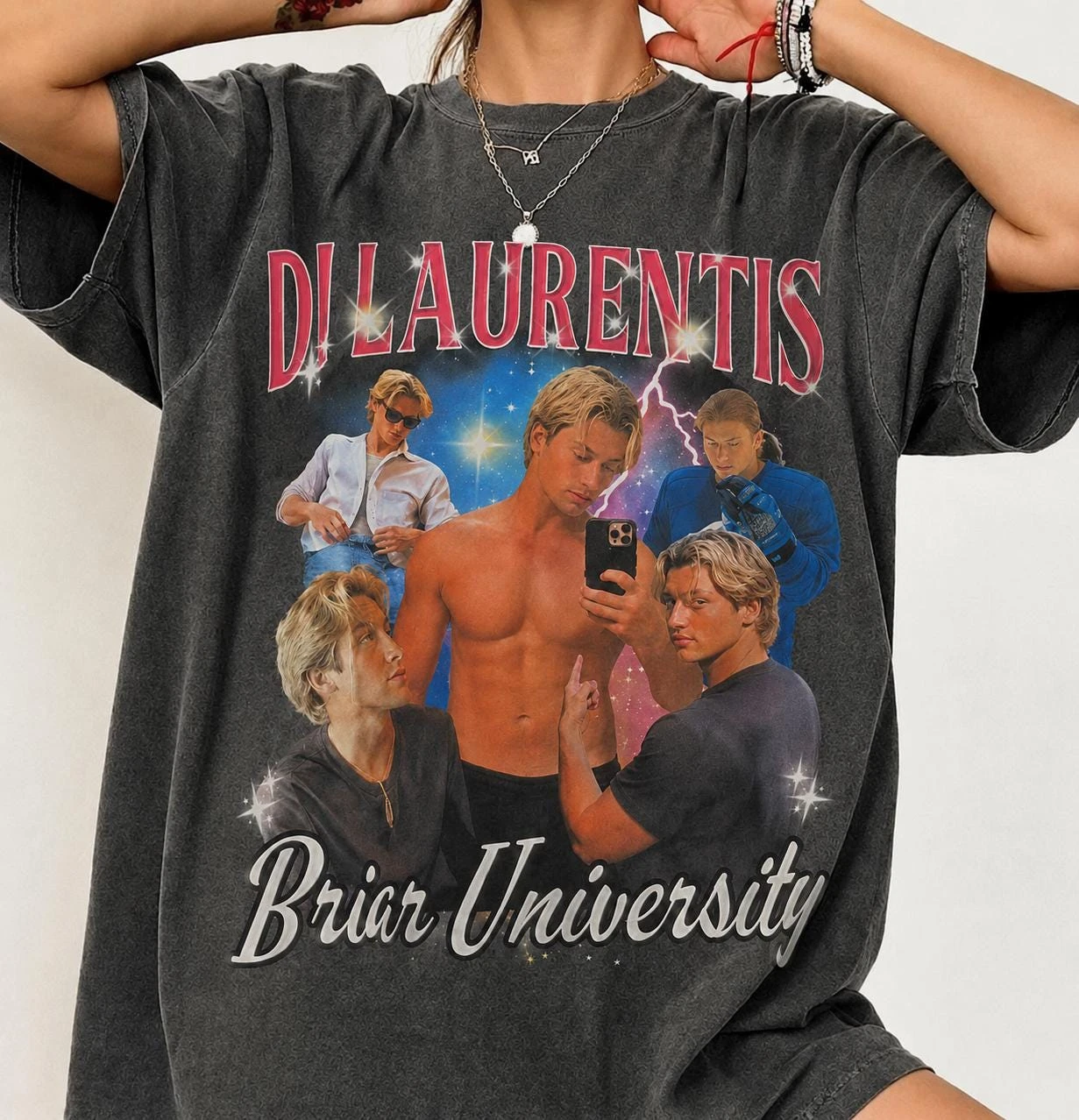 T-shirt unisexe 100 % coton pour hommes et femmes, collection 2026 TV Off-Campus Briar Dean Di Laurentis, style Y2K, décontracté et populaire pour les fans