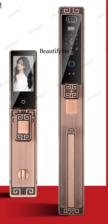 Can lock the villa door Smart lock 3D facial recognition password lock Home use