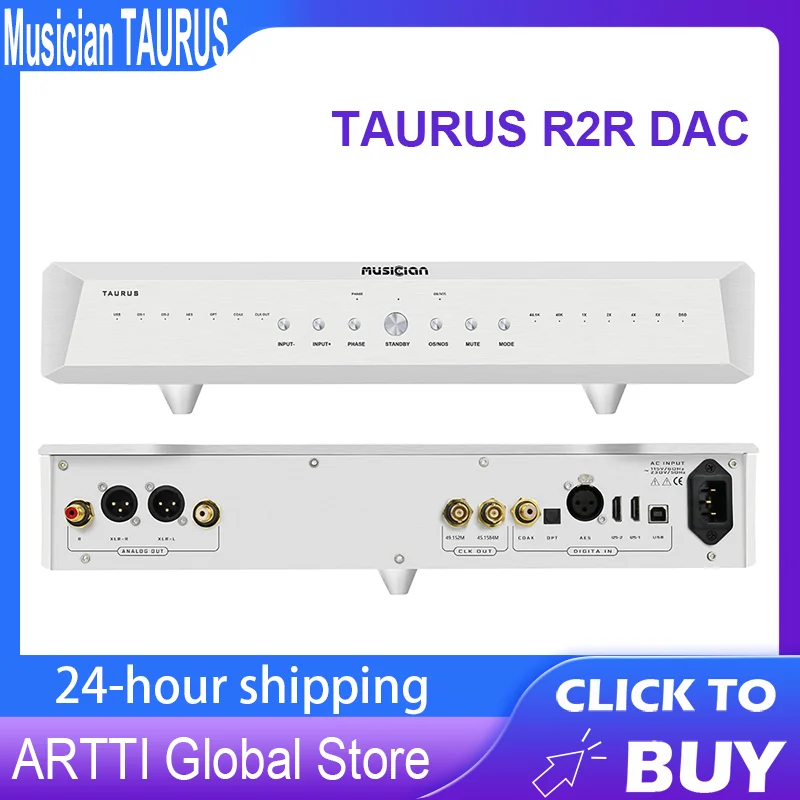 Muzikant Taurus Digitale Audio Decoder Analoge Uitgang R2r Usb Dac Arm Stm32f446 Altera Hoge Efficiëntie Chip Dsd1024 Pcm1536khz