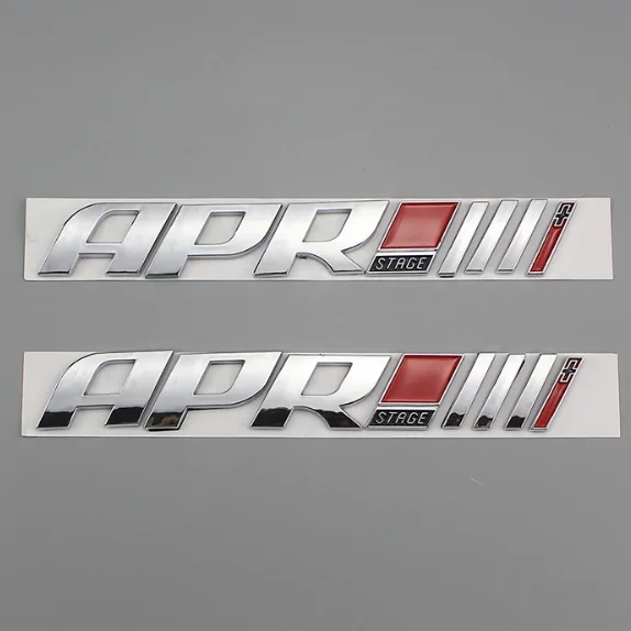 2 шт. APR Stage III + эмблема значок ABS автомобиль авто задний багажник задняя дверь наклейка наклейки
