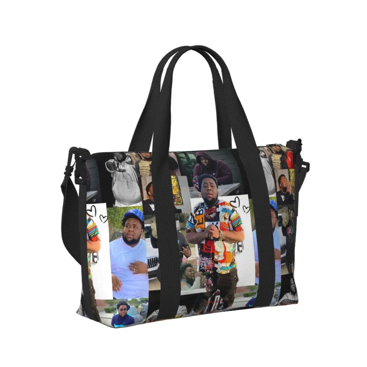 

Custom Rod Wave Beach Travel Bag Large Capacity Tote Bags for Gym Sport Women Shopping Duffle Shoulder Bag