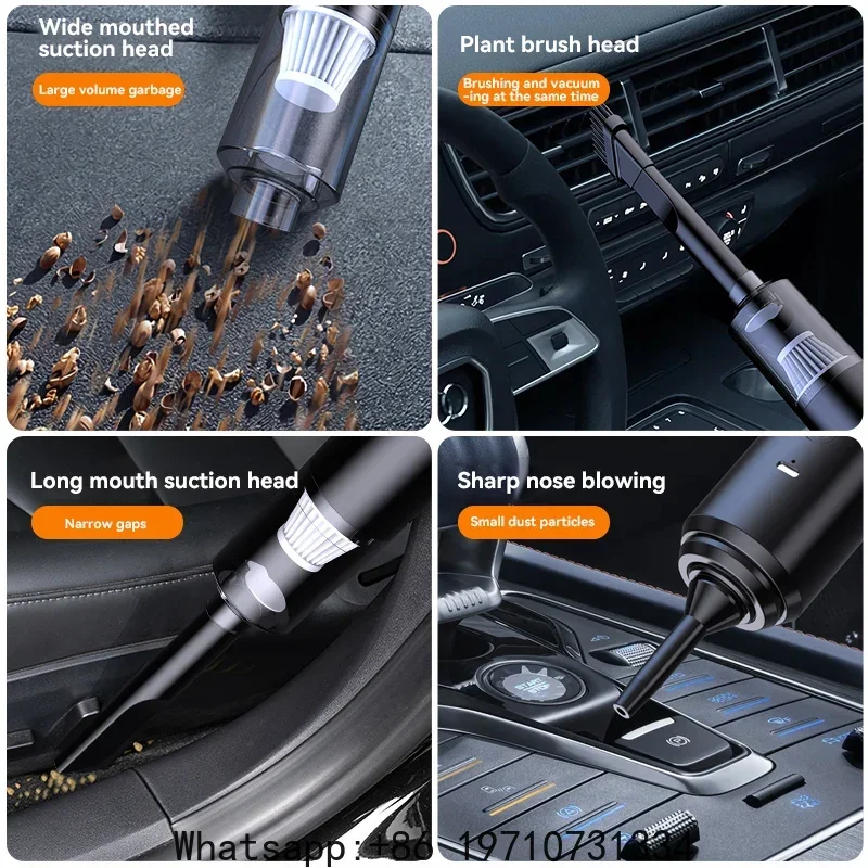 Dust Collector Portable Vacuum Cleaner Powerful Suction Electric Wireless Smart Home Cleaning Car Vacuum Cleaner 2025 New