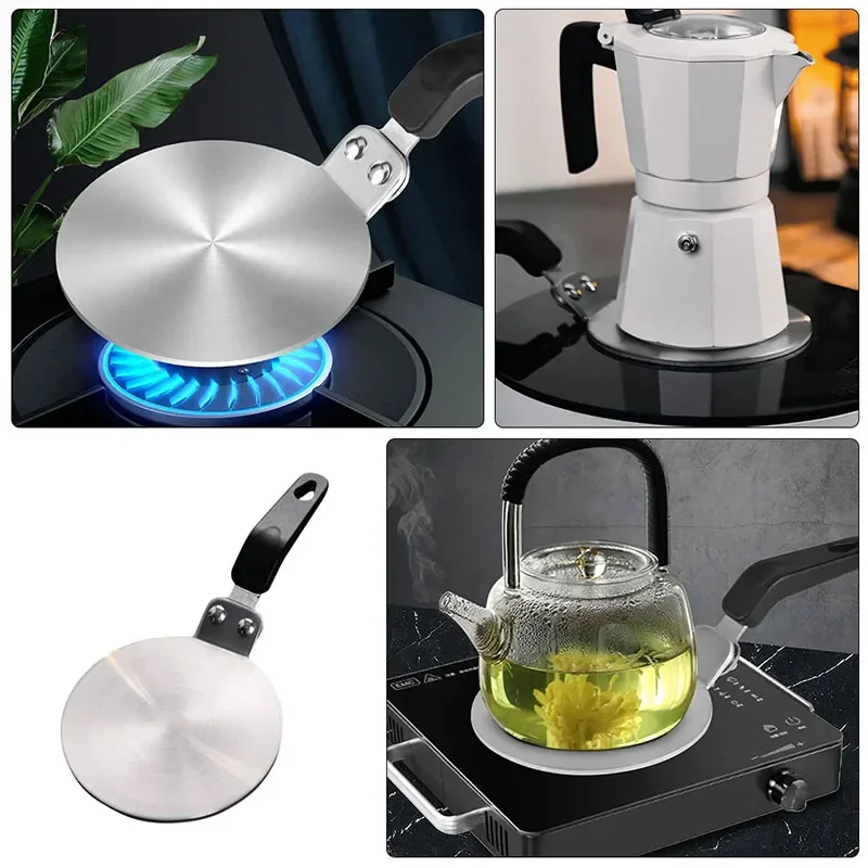 Heat Diffuser Cooking Induction Adapter, Coffee Kettle Stovetop Electric Gas Plate Board Heat Conduction Plate