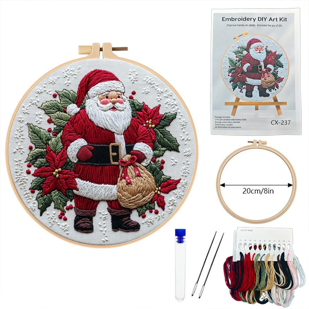 1 Set Noel Nakış Kiti, İplik, - Embroidery Xmas Decorations incelemesi ve fiyatı