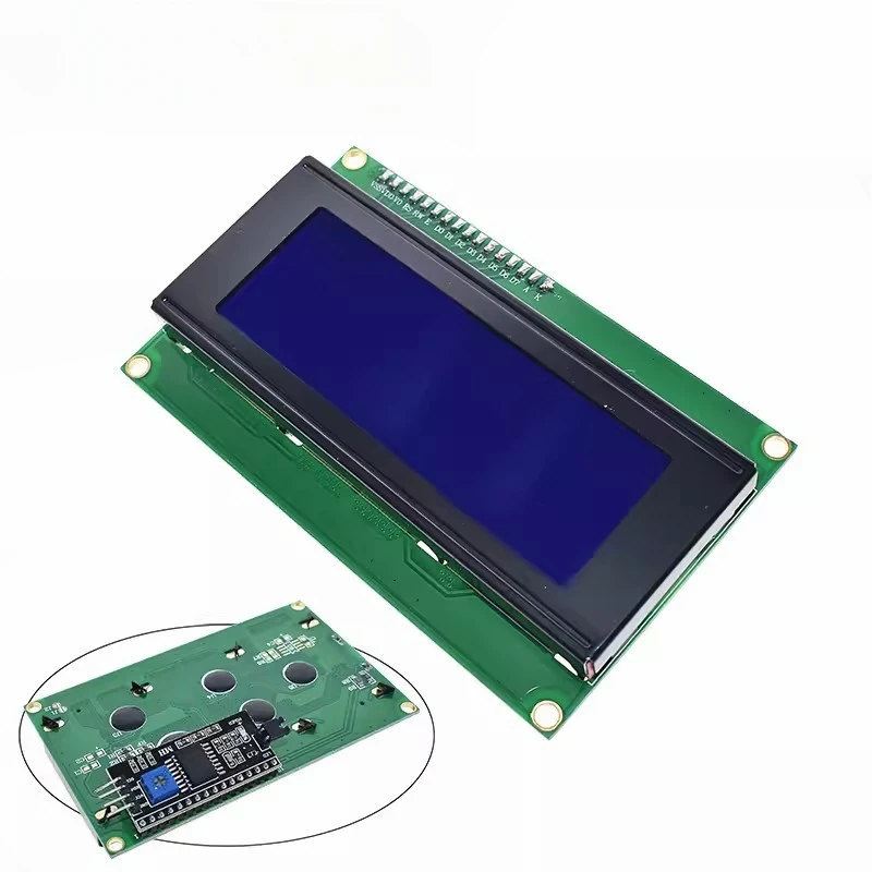 Imagem -05 - Módulo Adaptador de Interface Serial para Arduino Tela Azul e Verde Lcd de Caracteres Hd44780 Iic e I2c 2004 20x4 Pcs Lcd2004 Mais I2c