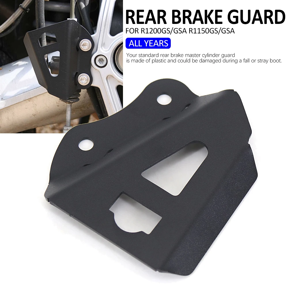 New Motorcycle Rear Brake Master Cylinder Guard Heel Protective Cover Guard Aluminium For BMW R1200GS R1200GSA R1150GS R1150GSA