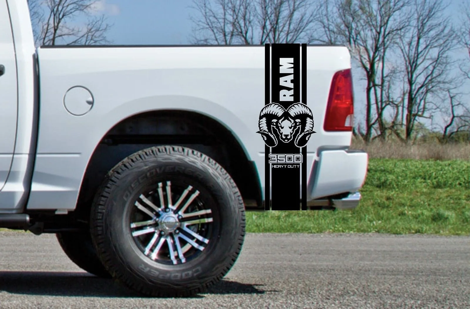 

For Dodge Ram 1500 2500 3500 Tailgate Stickers Body Stickers