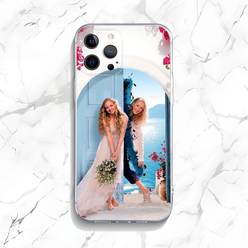 Musical Film Mamma Mia Phone Case For iPhone 15,14,13,12,11 Plus,Pro,Max,XR,XS,X,7,8 Plus,SE,Mini Transparent Silicone Soft