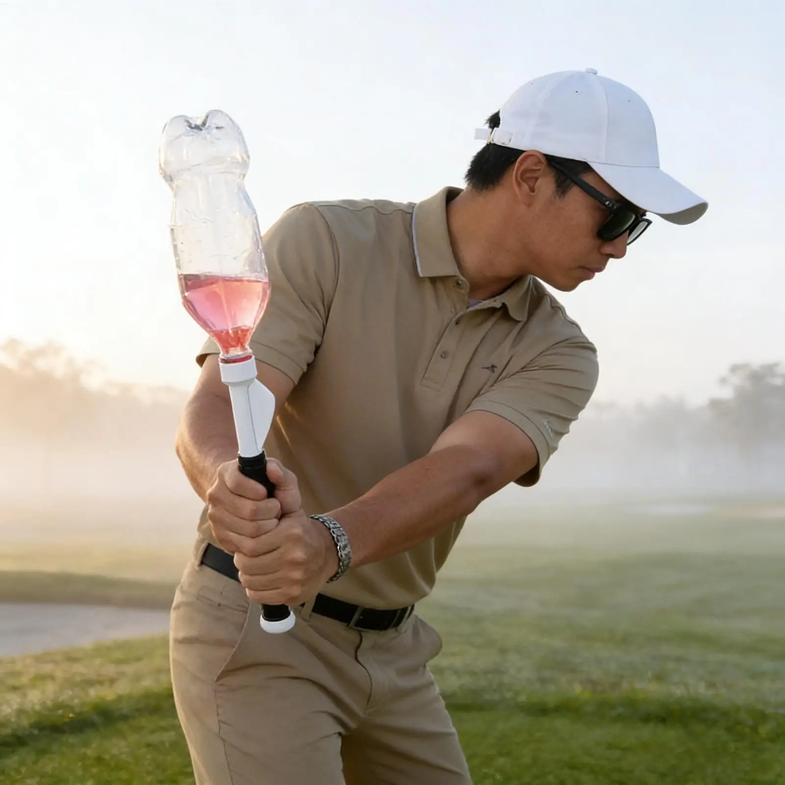 Golf Training Aid Adjustable Weighted Instant Feedback Portable Golf Swing Speed Trainer For Men Women Indoor Outdoor Home Gym