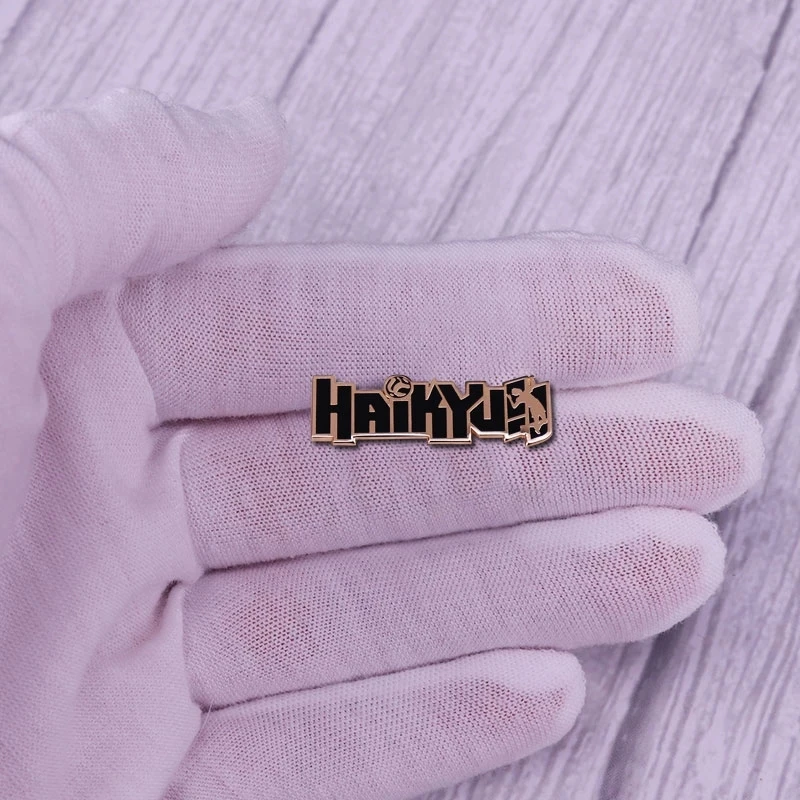 Haikyuu!! Anime TV Series Lapel Pins Backpack Jeans Enamel Brooch Pin Women Fashion Jewelry Gifts Cartoon Badges