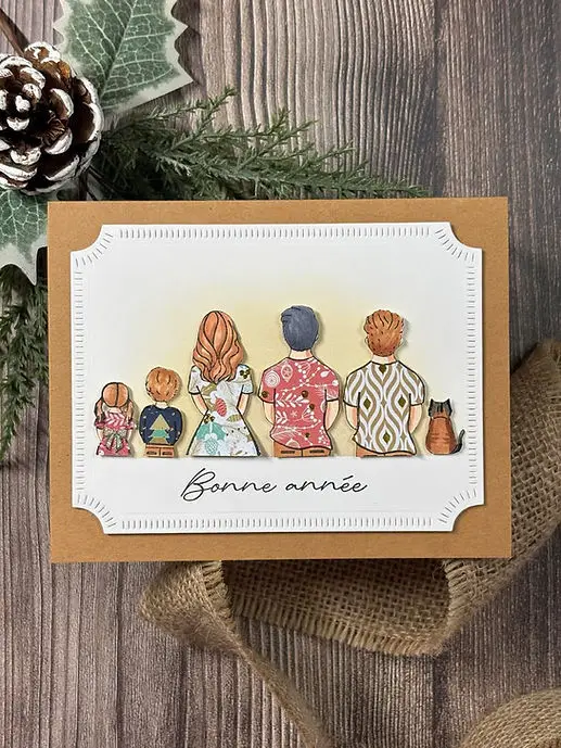 رؤية/عرض خلفي Sb 2025 طوابع فرنسية جديدة لصانع الحرف اليدوية لسكرابوكينغ قالب ألبوم الصور ديكور يدوي