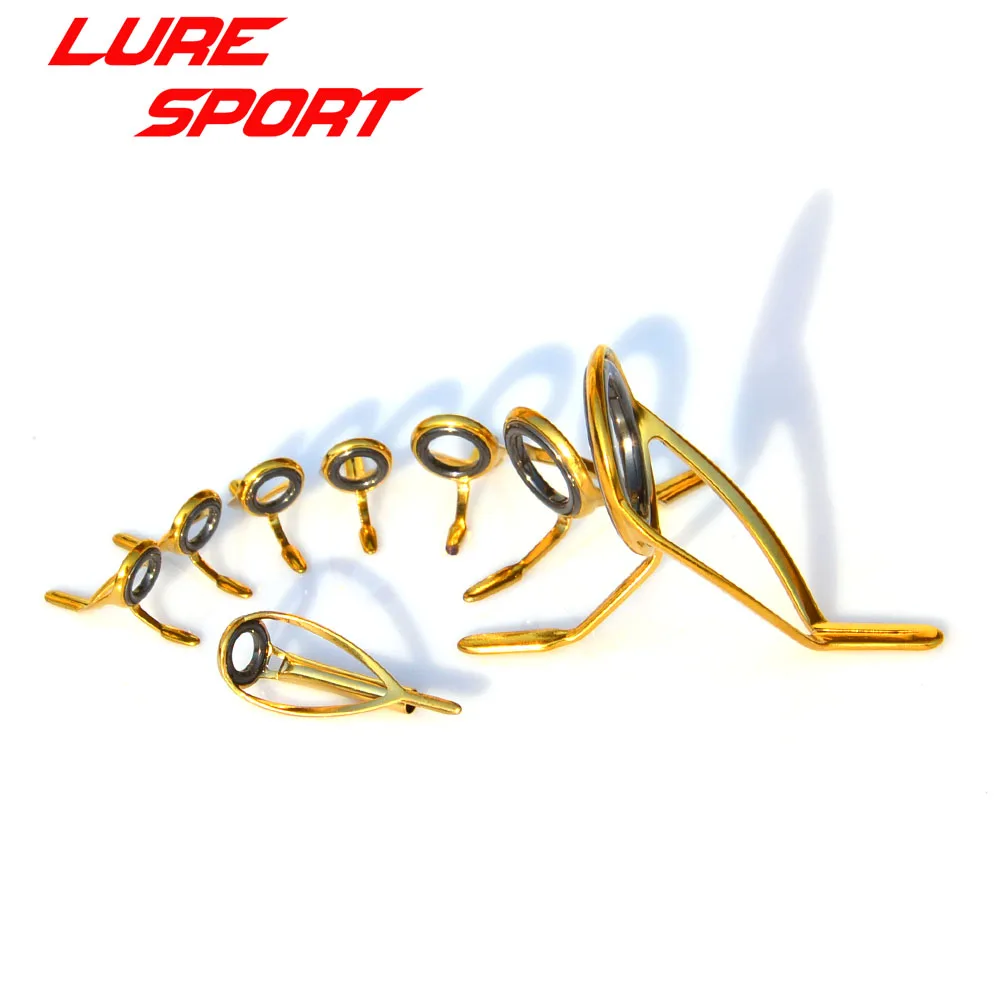 Proton 8 9 10pcs Gold frame Black ring guide set MN6 Top KW16  KW25 Guide  Rod Building component Repair DIY Accessory