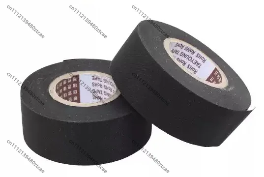 25mm High Temp Fabric Electrical Tape Insulation Flannel Cloth Tape For Car Engine Bay Wiring Harness