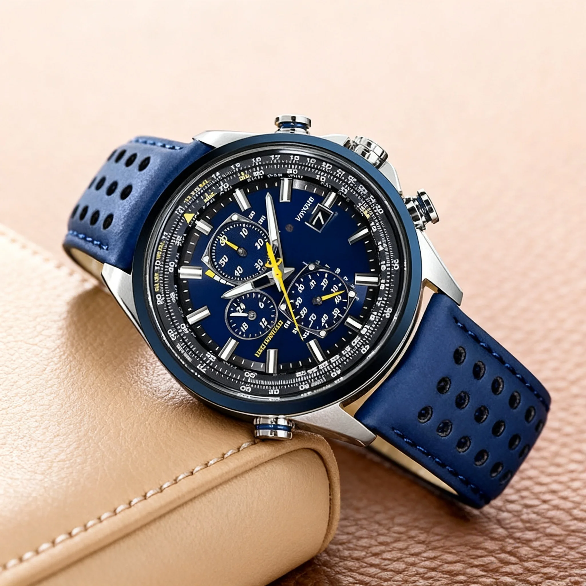 Reloj de Cuarzo para Hombre de Alta Calidad, Lujoso, Luminoso, Multifunción, Cronógrafo, Automático, de Acero Inoxidable