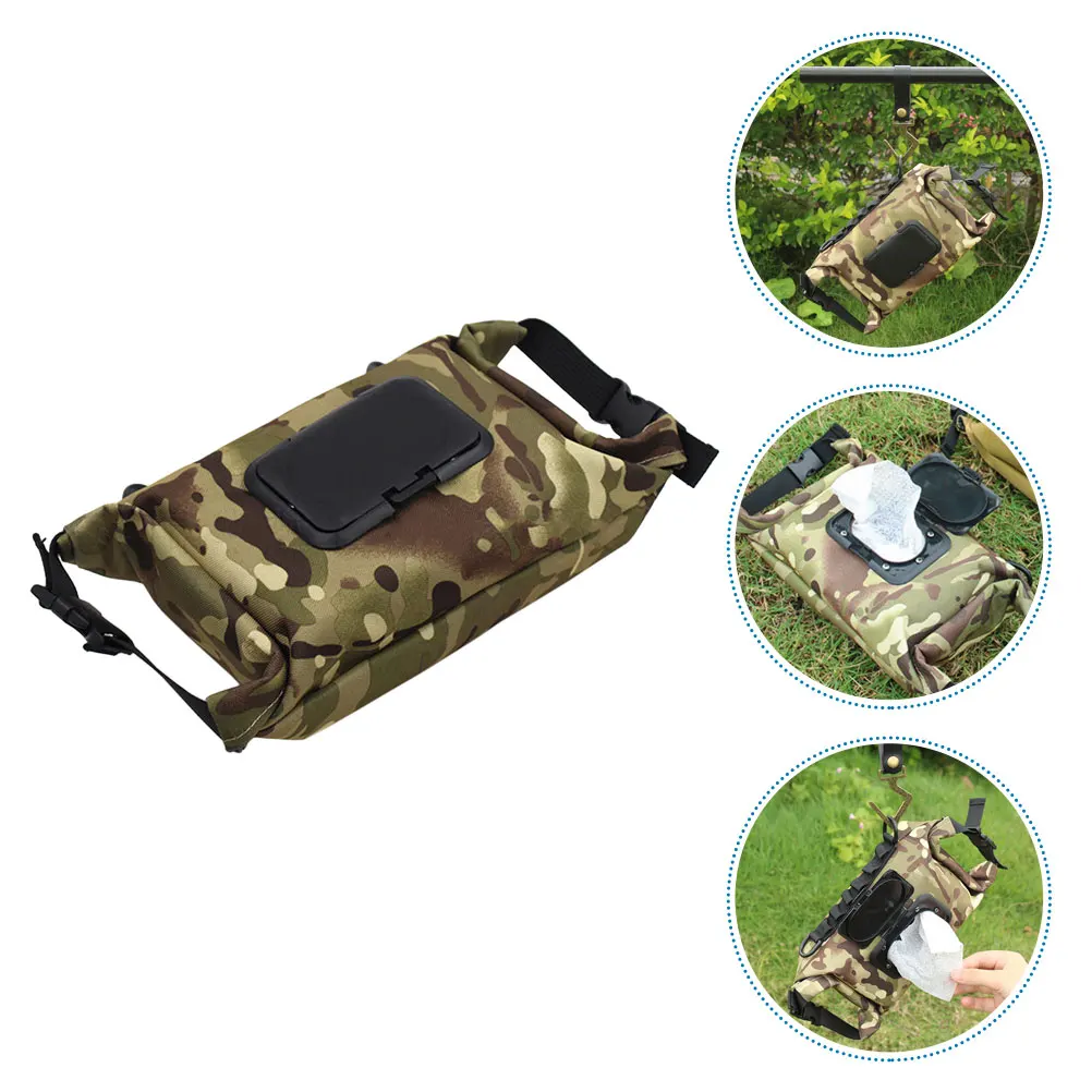 

Premium Reusable Hanging Bag Portable Container Travel Size Baby Wipes Tissue Pouch Car Organizer Compact Tissue Pouch Outdoor