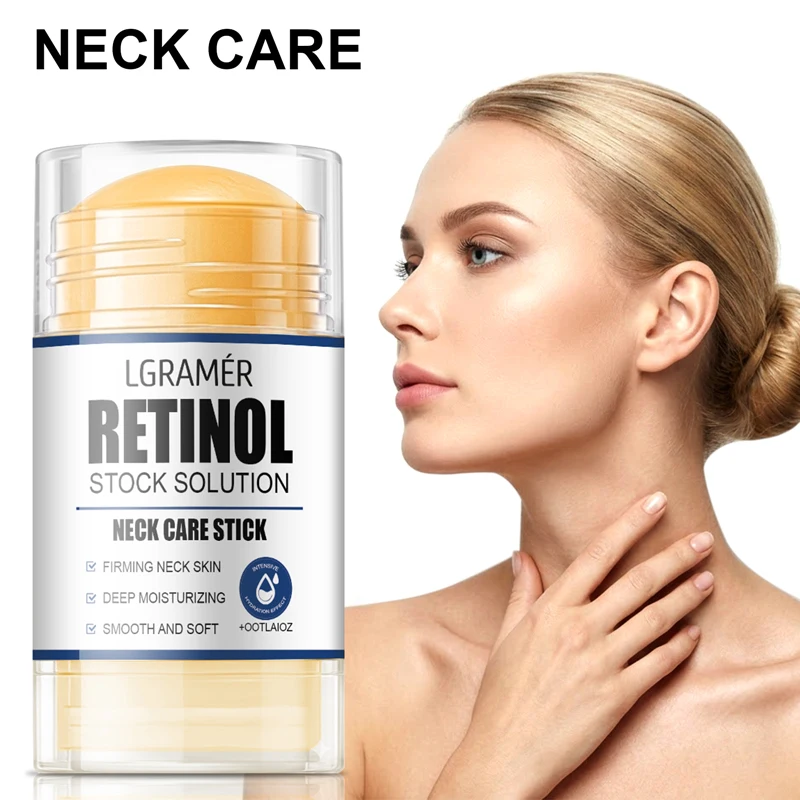 1/2PCS Retinol Neck Firming Cream Face Stick, Moisturizing, Non-Greasy, Easy to Absorb, Mild and Non-Irritating, Deep Absorption