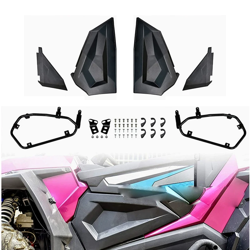 UTV Lower Doors Panel Inserts Compatible with Polaris RZR XP 1000 /RZR XP Turbo 2014-2023 2/4-Seat #2879942 #2879509