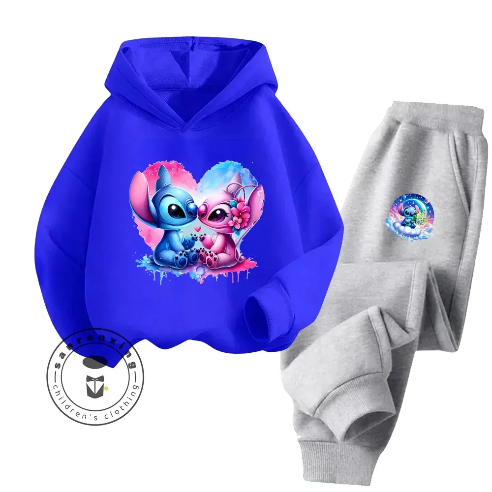 Conjunto de Sudadera con capucha deportiva Kawaii para niños y niñas, Sudadera con capucha de punto de dibujos animados, resistente al desgaste, alta calidad, moda barata, Otoño e Invierno